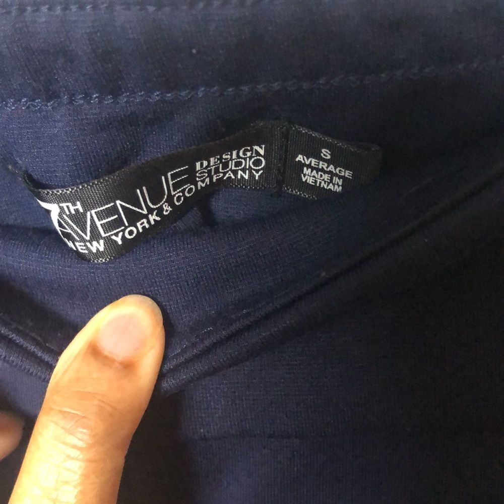 New‎ York & Company Women's Blue Design Studio Trousers Size Small - Picture 3 of 4